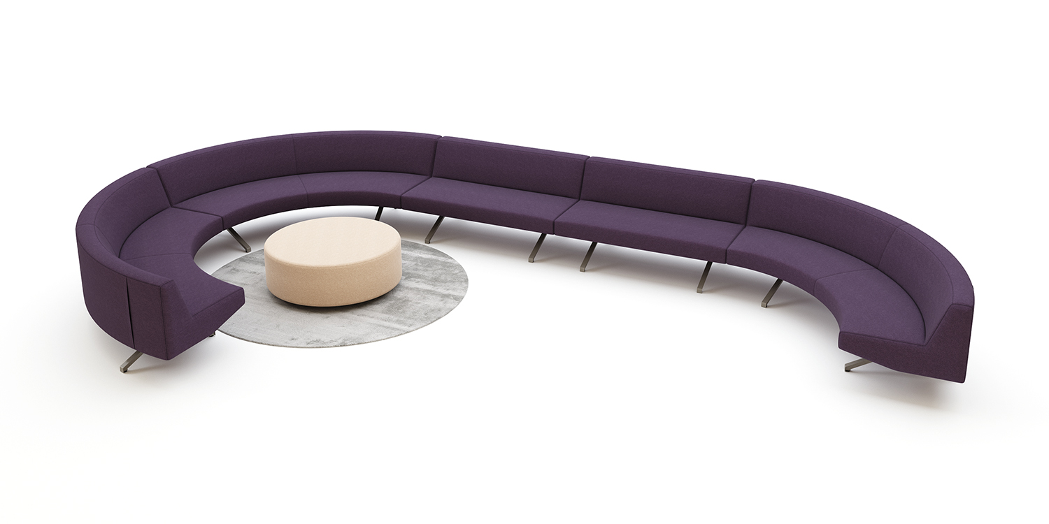 Adobening ranglar bilan tashkil etilgan yangi ofisi